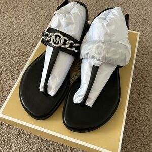 NWT Michael Kors black sandals